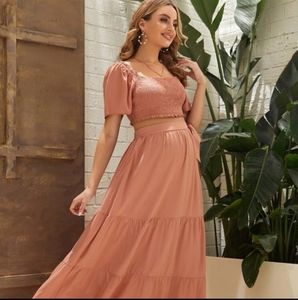 Maternity two piece dress